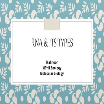 RNA and its types.pptx