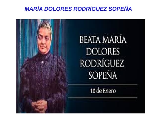 Maia dolores rodriguez sopeña