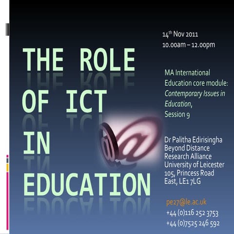 ICT role in 21st century of education and its challanges step by step | PDF