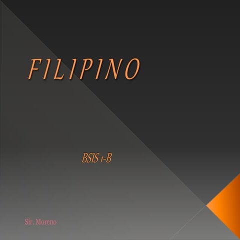 Maikling salaysay ng alfabetong filipino