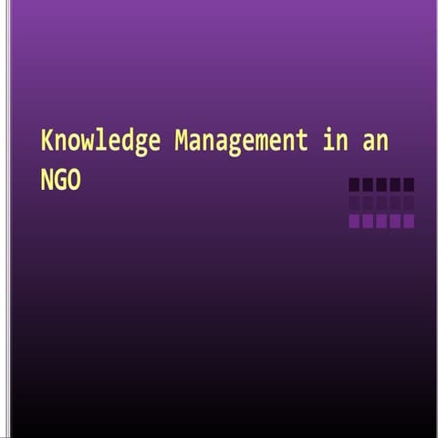 Knowledge Management