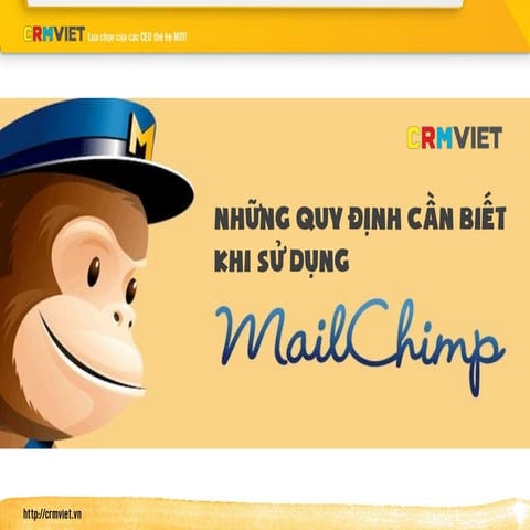 MailChimp - Những quy định cần biết khi sử dụng