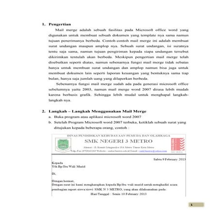 Materi Mail merge (KKPI)