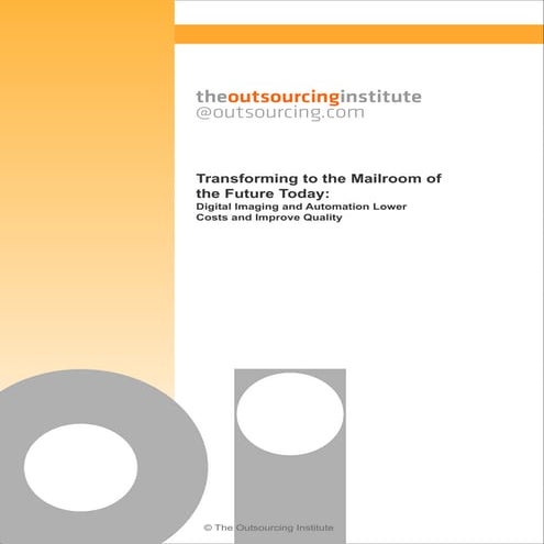 Large-Enterprise Mailroom Transformation White Paper
