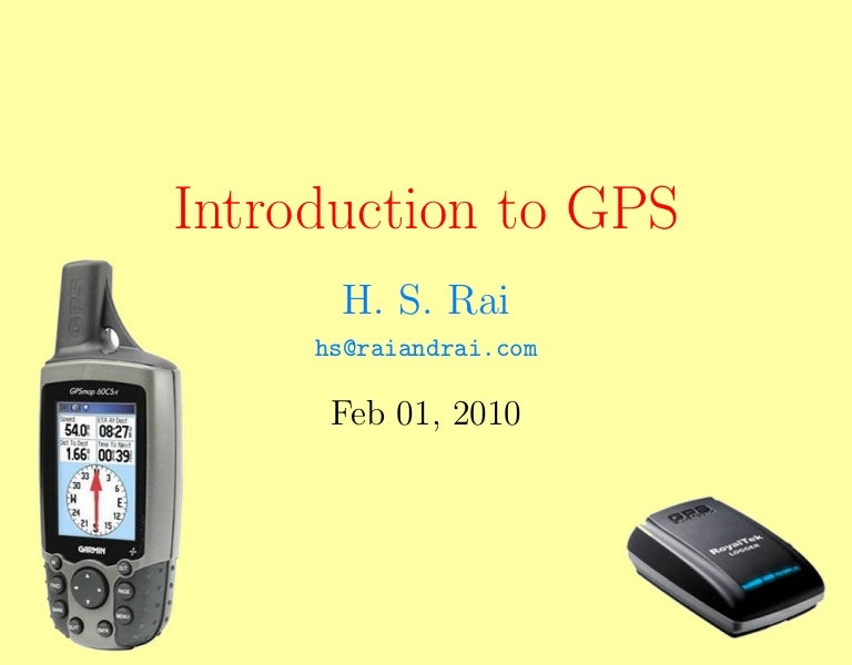 Basics of GPS
