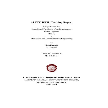 Report on Telecommunication