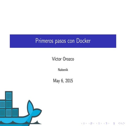 Primeros pasos con Docker