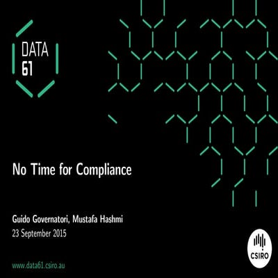 No Time for Compliance