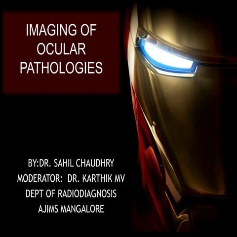 Imaging in Ocular Pathologies