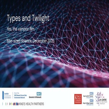 Types and Twilight (Yes, the vampire film) | PDF