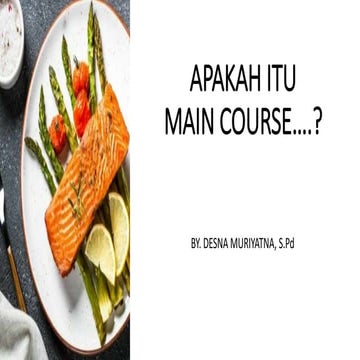 main course manu makanan kontinental pptx