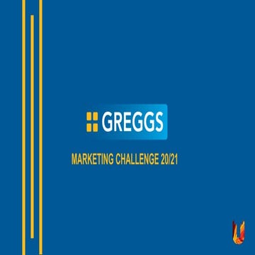 Greggs Marketing Presentation Teesside University 