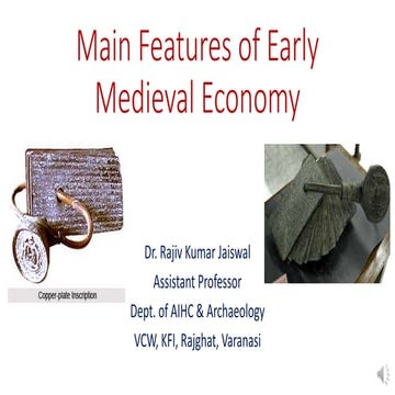 Main features of Early Medieval Economy
