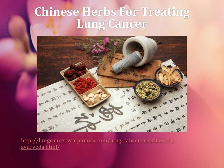 Main herbs for treating lung cancer