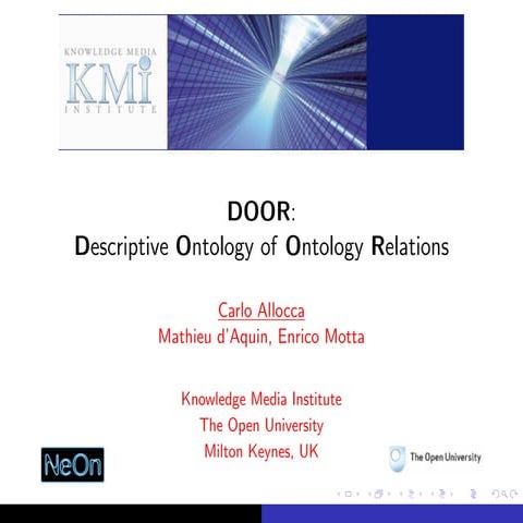 DOOR ontology