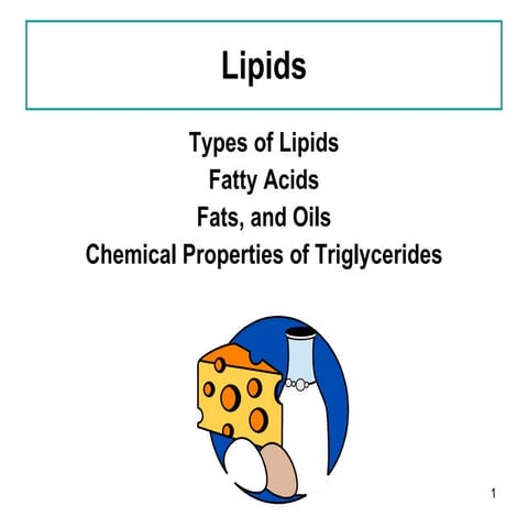 Main lecture for lipids