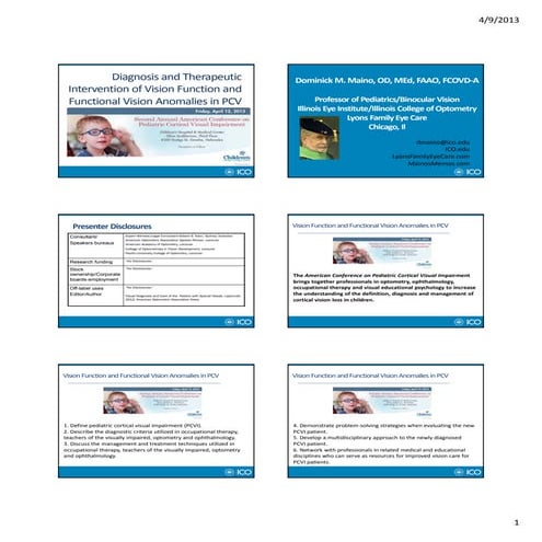 Pediatric Cortical Visual Impairment