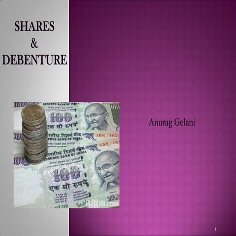 share and debentures