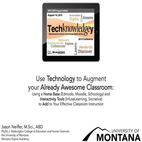 Use Technology to Augment your Already Awesome Classroom: Using a Home Base (...