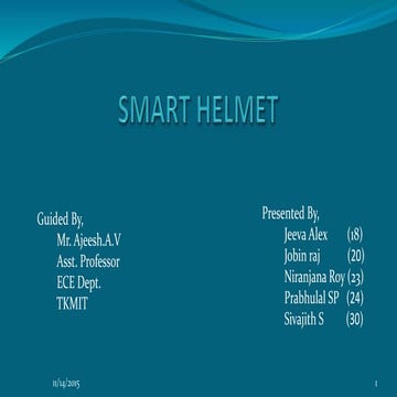 SMART HELMET
