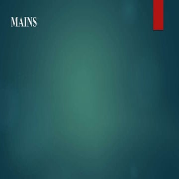 Mains 2- by Pulkit Rohilla