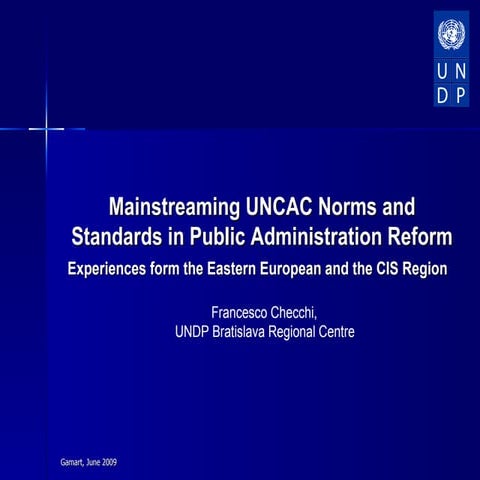 UN Convention Against Corruption - Implementation Review Mechanism ...