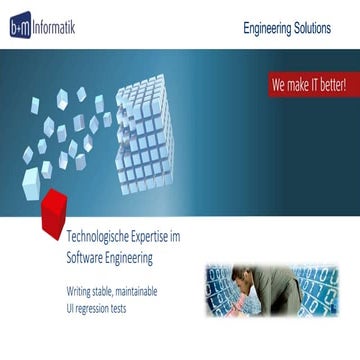 SeleniumConf 2017: Writing stable, maintainable UI regression tests
