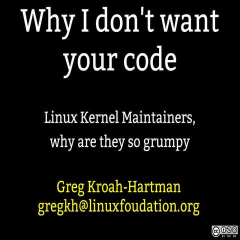 LCA13: Why I Don't Want Your Code