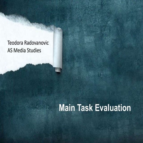 Main task evaluation
