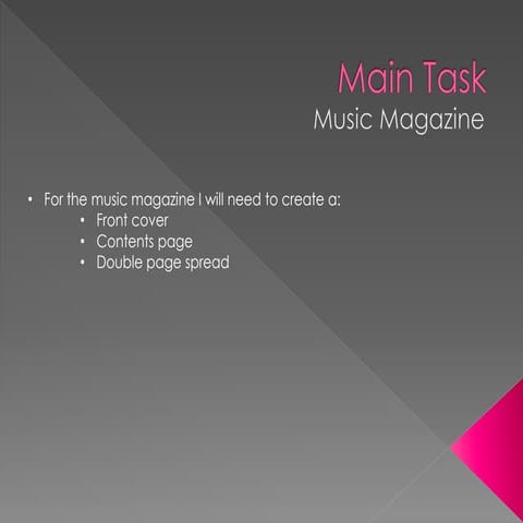 Main Task Music Magazine
