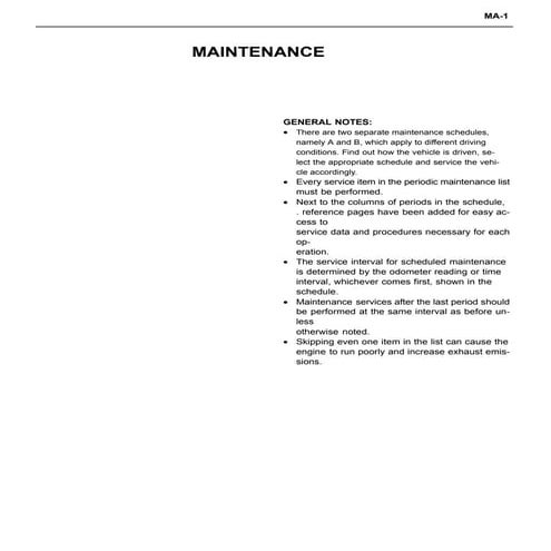 Vw Carefree Maintenance Program Schedule | PDF