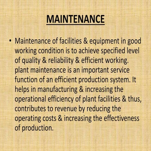 MAINTENANCE.ppt