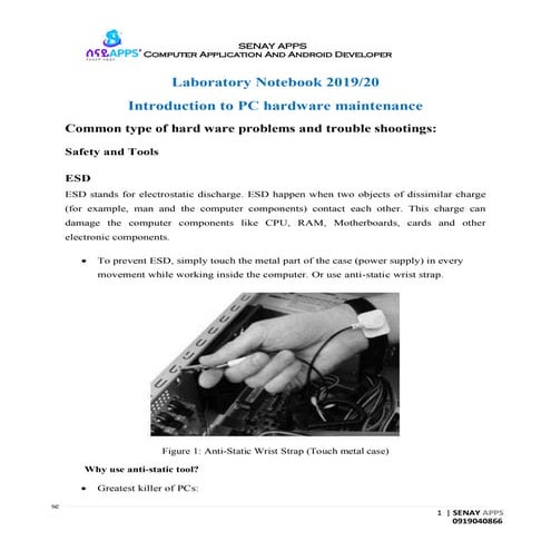 Computer Hardware & Software Lab Manual 1