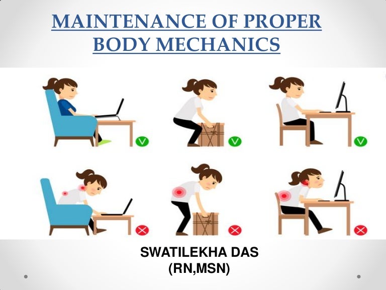 Maintenance of Proper Body Mechanics