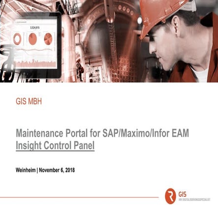 Maintenance Portal for SAP PM, IBM Maximo and Infor EAM