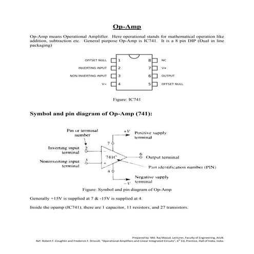 Operational Amplifier + Active Filters