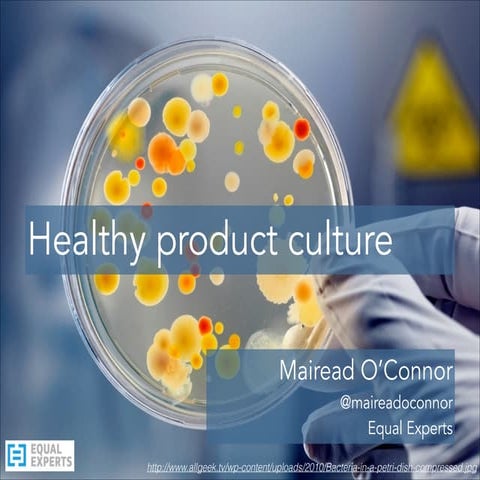 Mairead o'connor Healthy Product Culture ProductTank March 2014