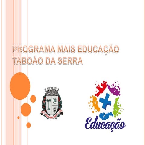 PROGRAMA MAIS EDUCAÇÃO | PPTX