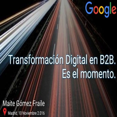 Transformación digital en B2B