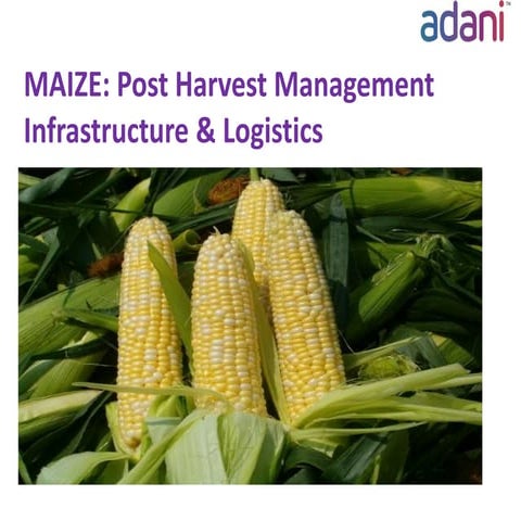 India Maize Summit 2015 - Session 6 - Adani Presentation on Maize