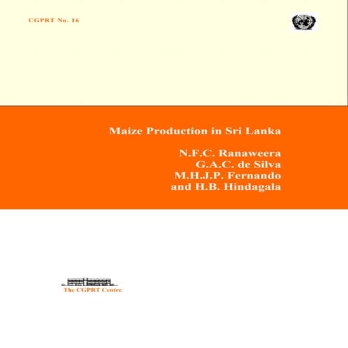 Maize production in sri lanka