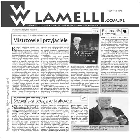 Lamelli Maj 2012