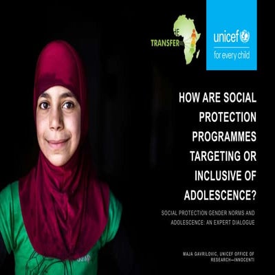 Social Protection & Adolescence