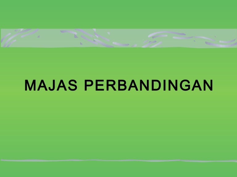 Majas Perbandingan 2