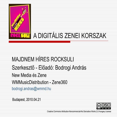 Digitális Zenei Korszak_Magyarország_Digitális zene terjesztés