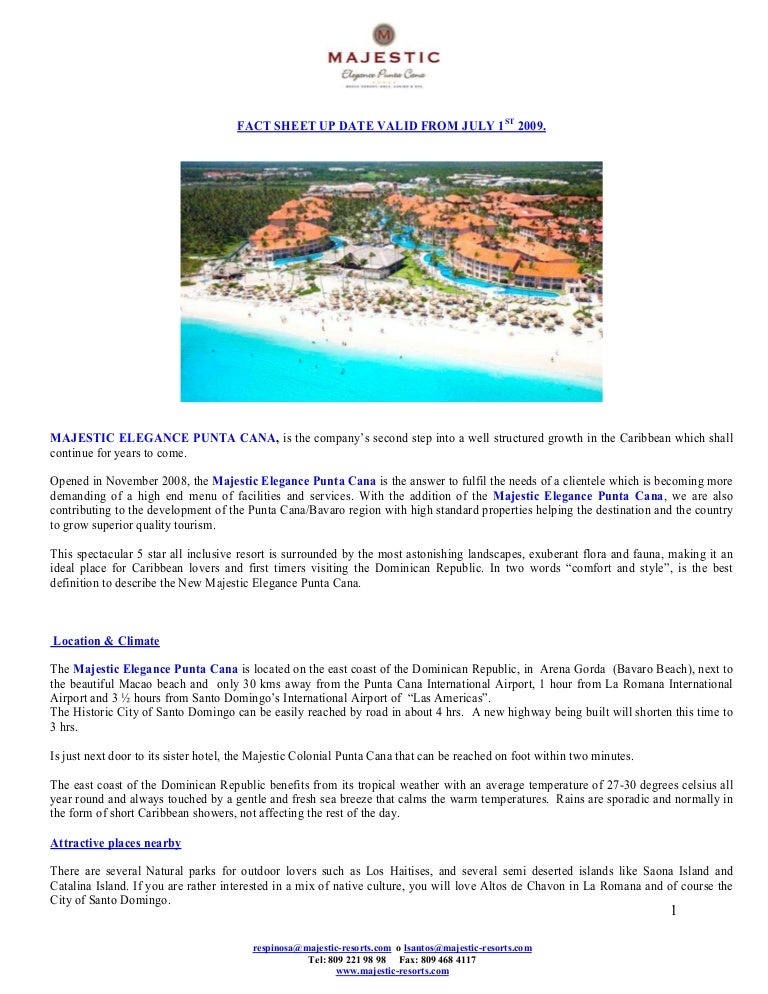 Majestic Elegance Hotel Punta Cana