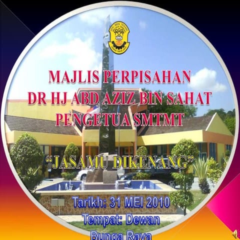 Majlis Perpisahan Tuan Pengetua