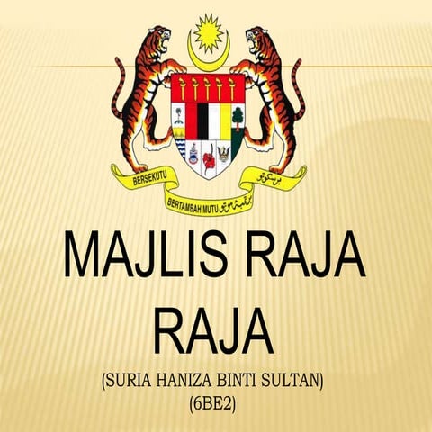 Majlis rajaraja melayu | PPTX