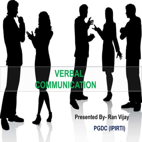 VERBAL COMMUNICATION