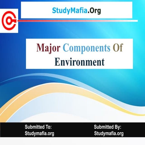 Environment and its components | PPTX
